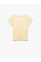 Cotton Slim Fit Short Sleeve Crew Neck Basic T-Shirt - 3