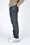 Harry Men's Straight Regular Cut Regular Waist Straight Leg Jean Trousers Blue - 3