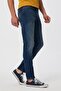 Jack men's slim fit high waist skinny jeans blue - 4