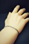 Stainless steel 4mm figaro sport model men chain bracelet eck55b - 8