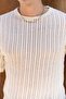 Joseph Men's Round Collar Ecru Knitwear T-Shirt - 6