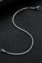Thin Italian Model Men's Women's Steel Snake Chain Bracelet Eck58B - 7