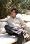 Robert Men's Polo Neck Natural Knitwear T-Shirt