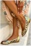 Genuine Leather Detailed Casual Women's Ballerinas - 3