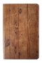 Wooden Pattern Storage Account Desk Mat 14X21 cm (Budaklı) |   Durable - for Restaurant & Cafe