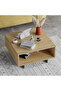 Hola Modern Coffee Table Oak Anthracite Grey Multipurpose H 32cm Oak/Dark Grey - 2
