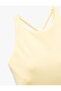 U-Neck Sports Bra with Sleeveless Back Detail - 4