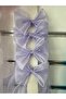 Women - Girls Long Tulle Bow Buckle Automatic Latch - 2