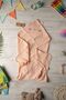 Kitty- Embroidered Muslin 100% Organic Cotton - Summer Beach and Pool Wear - Baby Newborn Bath Drying Swaddle - Towel - Hooded - Poncho - Powder - 3