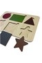 Dinosaur Shapes Puzzle, Wooden Match-And-Put Puzzle, Colorful Educational Puzzle, Shape Learning - 6