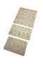 Paintable Letters Puzzle Set, Wooden Bultak Jigsaw Puzzle Set, Educational Puzzle, Letter/Number/Shape Learning - 4