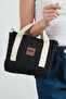 Basic Text Printed Linen Bag - 5