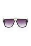 Modena Gold Black Unisex Sunglasses - 3