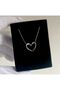 Anti Tarnish Steel Guaranteed Knot Heart Necklace Steel Knot Heart Necklace Women Necklace