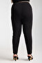 Narrow Leg Fabric Trousers with Pockets and Elastic Waist G119-1 - 7