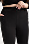 Narrow Leg Fabric Trousers with Pockets and Elastic Waist G119-1 - 5