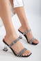 Women's Thin Spiral Banded Evening Dress Shoes - 2