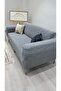 Stretch Elastic Flexible Washable Cotton 3 2 1 1 Jacquard Sofa Cover Set Couch Cover (Grey). - 4