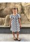 Girl's Cotton Floral Embroidered Bow Summer White Dress - 3