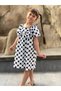 Girl's Cotton Floral Embroidered Bow Summer White Dress - 4