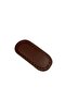 Oval Bag Base Length 14 cm - Width 6 cm (Brown)