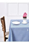 Piti Checkered Cotton Table Cloth Picnic Cloth Nostalgic Cloth 160*160 Blue - 3