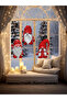 New Year's Red Gnomes Decorative Glass, Wall, Caravan Sticker - 3