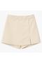 2-Piece Slit Mini Shorts Skirt - 3