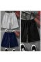 Unisex 3 Pack Black-Navy-Grey Regular Fit Bermuda Shorts - 6
