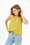 Women's Muslin Pocket Vest Blouse 100% Cotton Back Button - Mg001 - 3