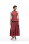 X Selected by Melis Ağazat - Sleeveless Halter Neck Peplum Blouse - 2
