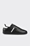 Black Leather Men's Casual Shoes