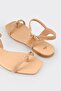 Natural Leather Women's Sandals - 5