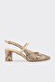 Beige Leather Women's Casual Shoes