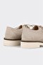 Beige Leather Women's Casual Shoes - 5