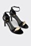 Black Women's Heeled Sandals - 2