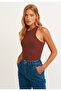 Pack of 2 Ribbed Halter Collar Knitted Tank Top - 7