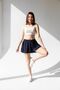 Dark Navy Blue Loose Cut Tights Sports Shorts - 7