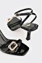 Black Women's Daily Sandals - 4