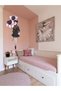 Valentine's Day Store, Young Girl's Room Pink, Black Heart Balloon Girl, Wall Sticker - 2
