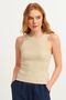 Pack of 5 Ribbed Halter Collar Knitted Tank Top - 7