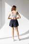 Dark Navy Blue Loose Cut Tights Sports Shorts - 8