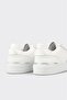 White Leather Men's Sports Shoes - 5