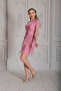 Sybill Fringe Flapper Dress in Pink - 5