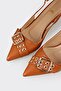 Tan Women's Heeled Shoes - 4