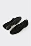 Black Leather Women's Casual Shoes - 3