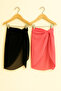 Set of 2 Beach Pareo Chiffon Black and Pink 150X50 - 5