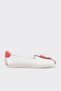 Red Leather Women's Sports Shoes