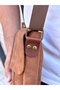 Genuine Leather Shoulder Bag with Magnet Hanger and Hidden Compartment 1006 - 6