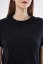 Women's Black Crop T-Shirt - Lilac - 7